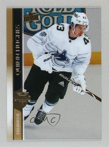 2020-21 Upper Deck Extended Series Clear Cut UD Exclusives Quinn Hughes #680