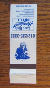 FUNDA DE LIBRO DE CERILLAS DE BALONCESTO: LARRY BIRD BOSTON CELTICS RARA CUBIERTA DE CERILLAS AZUL -A2 - Imagen 1 de 2