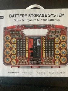 Battery Daddy Battery Storage System  New Holds 180 Batteries Battery & Tester  - Picture 1 of 4