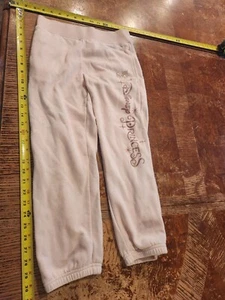 Disney World Girls Pink PRINCESS Sweatpants Logo Medium (10 yrs) #S53 - Picture 1 of 3
