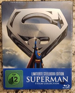Superman Anthology Jumbo STEELBOOK 5-Film Collection Germany (Blu-ray Steelbook) - Picture 1 of 8