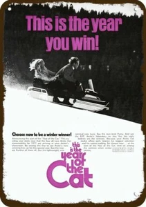 1971 ARCTIC CAT PANTHER Snowmobile Vintage-Look DECORATIVE REPLICA METAL SIGN - Picture 1 of 1