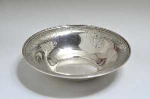 TAZÓN DE PLATA ESTERLINA GRANDE MANCHESTER PLATEADO CO. CROWN CROSS DE COLECCIÓN - Imagen 1 de 11