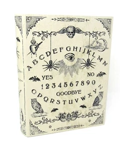 Caja de libros de anidación decorativa Punch Studio Halloween Ouija Board 12323 grande nueva - Imagen 1 de 6