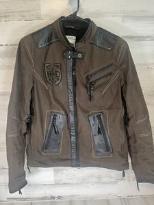 Harley Davidson Riding Gear Women's X-Large Brown Leather Motorcycle Jacket - Picture 1 of 24