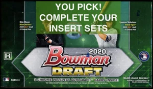 2020 Bowman Draft Inserts - Franchise Futures, Greatness, 20 in 20 - PICK! - Picture 1 of 1