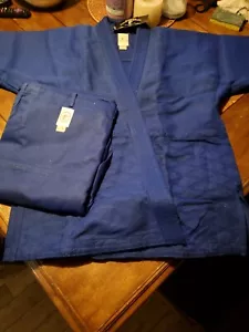 2/160 Brand New Blue Hitmochan Judo Gi And Pant Double Weave. - Picture 1 of 14