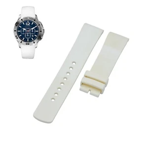 A16568G 22mm White Rubber Watch Strap For Nautica - Picture 1 of 7