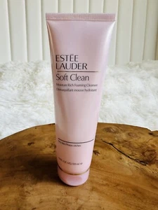 ESTEE LAUDER SOFT CLEAN Moisture Rich Foaming Cleanser Dry Skin 4.2oz NEW SEALED - Picture 1 of 3