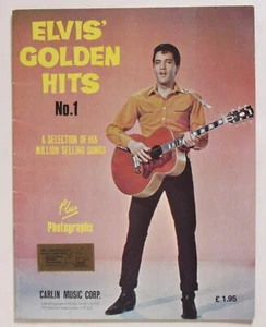 Elvis’ Golden Hits No.1 Elvis Presley 1970s Music Sheet Book - Picture 1 of 15