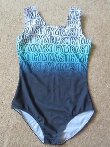 Girls Blue Ombre Gradient Gymnast Leotard Size 140 or 9/10 New in Bag - Picture 1 of 6
