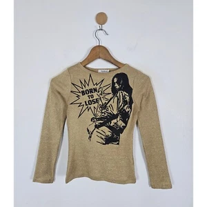 Hysteric Glamour Born to Lose glitter shirt - Picture 1 of 4
