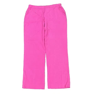 Lauren Ralph Lauren Women's 100% Silk Pink Lined Straight Leg Pants Sz 14W - Picture 1 of 3