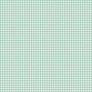 Makower Fabric - Gingham - Teal T62 - 100% Cotton - Multiple Sizes - Picture 1 of 1