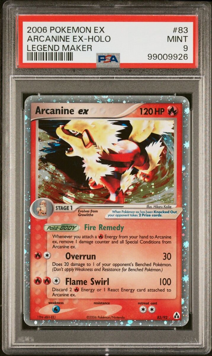 Holo Pokémon TCG Professional Sports Authenticator (PSA) EX Holo Pokémon TCG Professional Sports Authenticator (PSA) EX