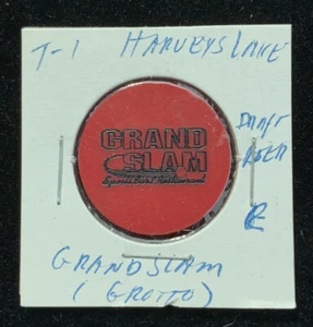 Grand Slam Sports Bar & Restaurant Harvey’s Lake PA Draft Beer Token P79 - Picture 1 of 2