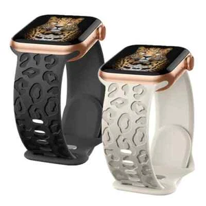 Silicone Strap For Apple Watch With 3D Print - Picture 1 of 32