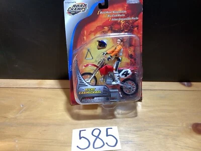 Road Champs MXS Ricky Carmichael Jakks Cr Rare Dirt Bike Toy Investment Read All - Image 1 of 4
