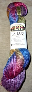 FIESTA YARN-   LA LUZ 100% Silk 1 Skein= 210 yards Color #178- MOSAIC - Picture 1 of 2