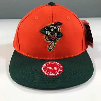 Sombrero Saltamontes Greensboro Naranja Verde Jóvenes Niños Niños Talla Correa Trasera Foto 1 de 4