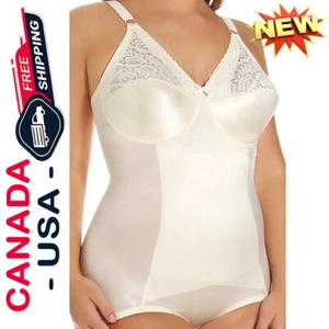 42 D VA BIEN 1291 PCH ALL IN ONE FIRM CONTROL BODYSUIT CHAMPAGNE BODY SHAPER BRA - Bild 1 von 2