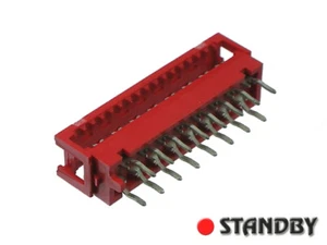5pcs 16pin Paddle Board Connector Micro-MaTch, 8-0215570-6 AMP, THT, 1,27mm - Imagen 1 de 2