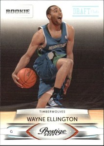 2009-10 Prestige Draft Picks Light Blue Basketball Card #178 Wayne Ellington/999