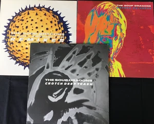 THE SOUP DRAGONS - A SELECTION OF THREE 12'' SINGLES inc. I'm Free & Crotch Deep - Picture 1 of 7