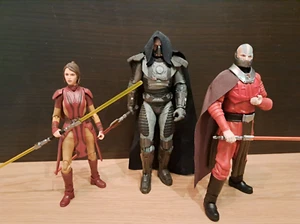 Star Wars Figuren Hasbro 15cm: Darth Malgus & Darth Malak & Bastila Shan - Bild 1 von 6