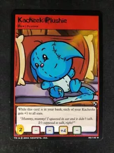 Neopets TCG Kacheek Plushie 80/140 Battle for Meridell Item Uncommon - Foto 1 di 2