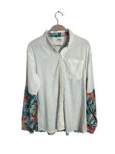 World Wide Sportsman long sleeve white tropical outdoor shirt womens size large - Picture 1 of 3