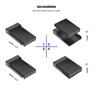 Universal High Speed Hard Disk Box 10Gbps 2.5/3.5 HDD SDD Enclosure 100 FY - Afbeelding 1 van 14