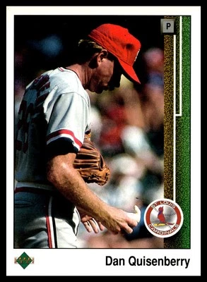 1989 Upper Deck #533 Dan Quisenberry St. Louis Cardinals Baseball Card - Image 1 of 2