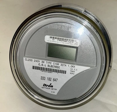 Itron Centron  CL200 240V 3W Type C1SR 30TA 1.0Kh - Image 1 of 4