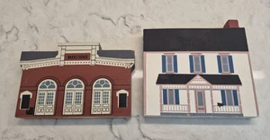 Cat's Meow Series V & VII 1987 y 1989 Shelf Sitters Markethouse Thorpe B&B - Imagen 1 de 11