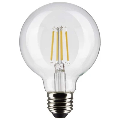 Satco 6w G25 Globe Filament LED 4000K Medium Base Dimmable - 60w equiv - Image 1 of 3