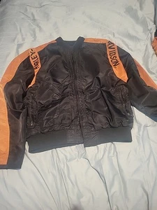 Mens Nylon Harley Davidson Riding Jacket - Bild 1 von 4