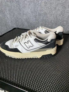 New Balance 550 Zapatos Juveniles Talla 6.5 Blanco Negro Cuero Retro Bajo GSB550CA - Imagen 1 de 7