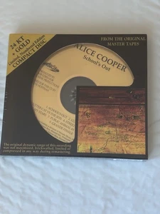 ALICE COOPER SCHOOL'S OUT AUDIO FIDELITY AUDIOPHILE 24 KARAT GOLD RARE SEALED CD - Picture 1 of 2