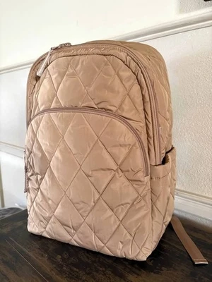 Mochila Grande Vera Bradley Ultraligera Esencial en Ojos de Tigre Marrón -NUEVA CON ETIQUETAS Foto 1 de 4