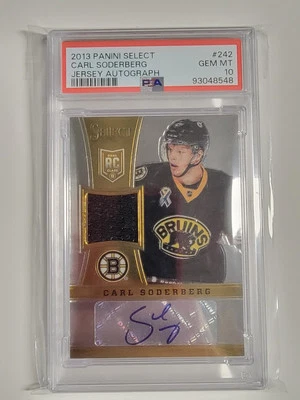 2013-14 Panini Select Rookie Jersey Autograph /199 Carl Soderberg #242 Auto RC  - Image 1 of 3