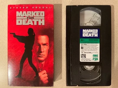 Marked for Death (VHS, 1991) Steven Seagal, Joanna Pacula, Keith David - Image 1 of 3