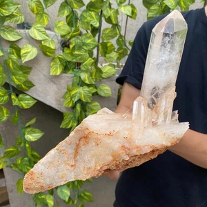 4LB Natural Clear white quartz crystal Point specimen mineral healing - Picture 1 of 11