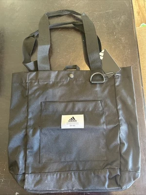 Bolso de Mano Adidas Everyday Negro Cierre a Presión LP11028 Negro Nuevo Con Etiquetas Foto 1 de 4
