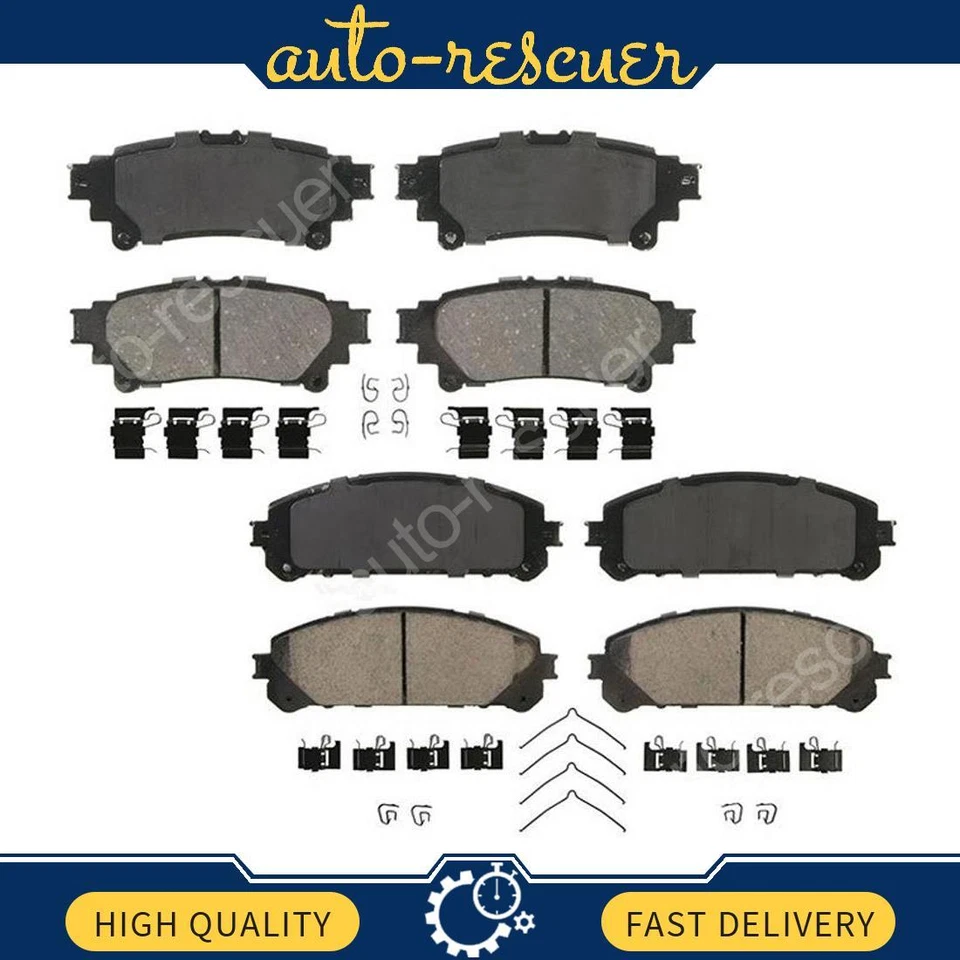 Juego de pastillas de freno de disco delanteras traseras Wagner 2x para Toyota Sienna 2011 a 2019 Foto 1 de 3