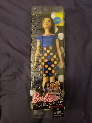 Barbie Fashionistas 11" Muñeca Curvy Lunares Diversión Año 2016 Por Mattel L5 Foto 1 de 4