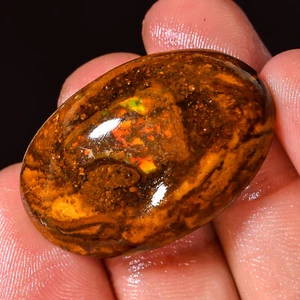 (19X30X07 MM) 33.85 Carat. Natural KOROIT BOULDER OPAL Oval Top Quality Gemstone - Picture 1 of 7