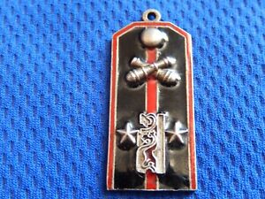 #3 RUSSIAN IMPERIAL EPAULET PENDANT MILITARY BADGE RUSSIA STERLING SILVER 84