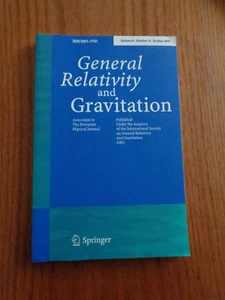 General Relativity & Gravitation Oct. 2009, Int. Society General Relativity SC - Picture 1 of 1