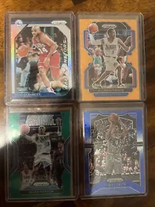 Allen Iverson 2021-22 Prizm Orange SP /60 76ers + Silver Barkley Smith /175 Lot - Picture 1 of 10